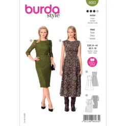 Kjole Burda 6083 str. 34-44