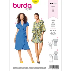 Kjole Burda 6207 str. 34-44