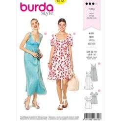 Kjole Burda 6312 str. 32-44