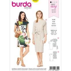 Kjole Burda 6322 str. 34-44