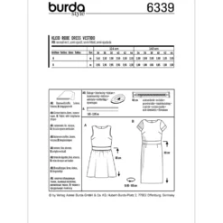 Kjole Burda 6339 str. 34-44