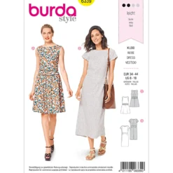 Kjole Burda 6339 str. 34-44