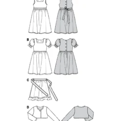 Kjole/jakke Burda Kids 9702 str. 86-110
