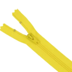 Kjolelås 55 cm 4 mm Gul