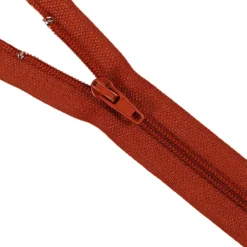 Kjolelås 20 cm 4 mm Gylden rødbrun