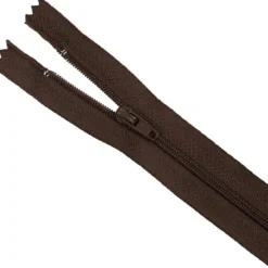Kjolelås 55 cm 4 mm Mørk brun
