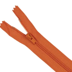 Kjolelås 40 cm 4 mm Rød orange