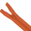 Kjolelås 55 cm 4 mm Rød orange