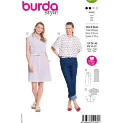 Kjole og bluse Burda 5644 str. 36-48