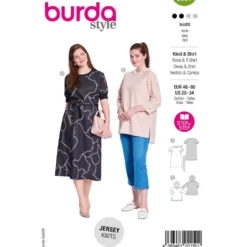 Kjole og bluse Burda 5651 str. 46-60