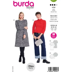 Kjole og bluse Burda 5677 str. 36-48