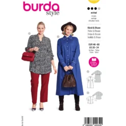 Kjole og bluse burda 5693 str. 46-60