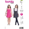 Kjole og nederdel Burda Kids 9198 str. 140-176