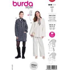 Kjole og Sweater Burda str. 36-48