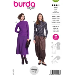 Kjole og Top Burda str. 34-44