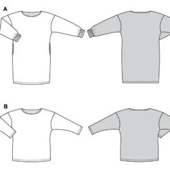 Kjole og top Burda 5796 str. 44-54