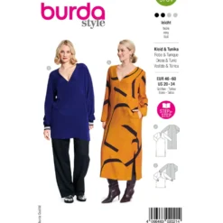 Kjole og tunika Burda 5704 str. 46-60