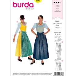 Kjole/overdel Burda 8448 str. 38-54
