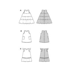 Kjoler Burda Kids 9197 str. 98-140