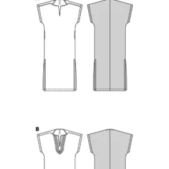 Kjole/top Burda 5894 str. 34-44