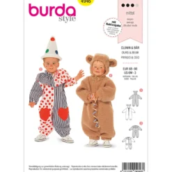 Klovn/Bjørn Burda Baby 4946 str. 68-98