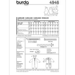 Klovn/Bjørn Burda Baby 4946 str. 68-98