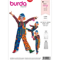 Klovn Burda 2448 str. 104/110-158/164