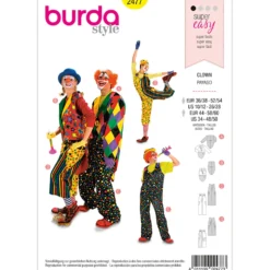 Klovn Burda 2477 str. 36/38 – 52/54
