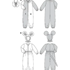 Klovn/kat Burda Kids 2524 str. 104/110 – 164/170
