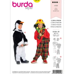 Klovn/pingvin Burda Kids 2414 str. 98-128