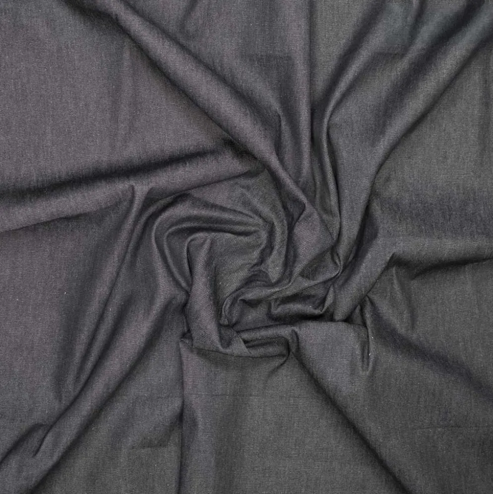 Økologisk hamp/bomuldsdenim – 6,5 oz Mørk Marineblå