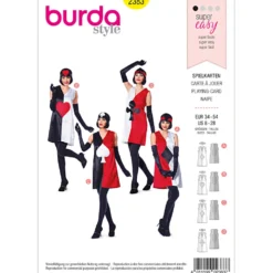 Kortspil kostume Burda 2383 str. 34-54