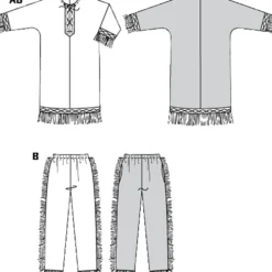 Kostume Burda 5815 flere størrelser