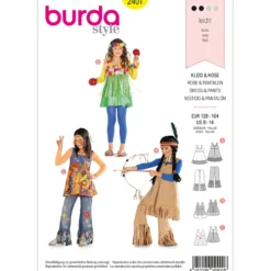 Kostume Burda Kids 2401 str. 128-164