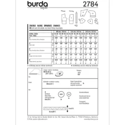 Kostume Burda Kids 2784 str. 92/98-116/122
