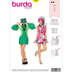 Kostume Burda 2361 str. 34-44