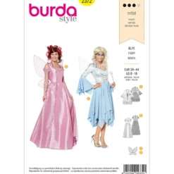 Kostume Burda 2372 str. 34-44