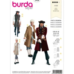 Kostume Burda 2459 str. 46-58