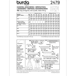 Kostume Burda 2479 str. 36-46