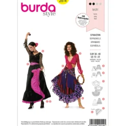 Kostume Burda 2514 str. 36-48