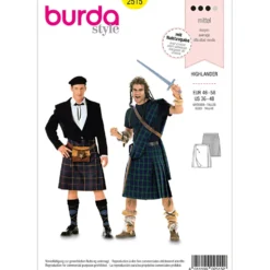 Kostume Burda 2515 str. 46-58