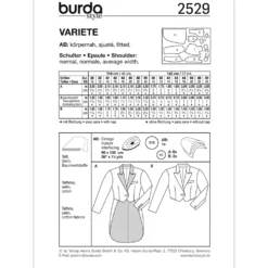 Kostume Burda 2529 str. 36-50