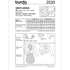 Kostume Burda 2530 str. 46-58