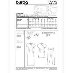 Kostume Burda 2773 str. 32-42