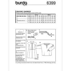 Kostume Burda 6399 str. 48-58