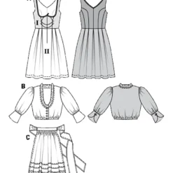 Kostume Burda 7443 str. 36-50