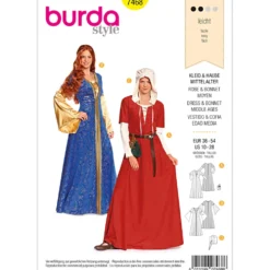 Kostume Burda 7468 str. 36-54