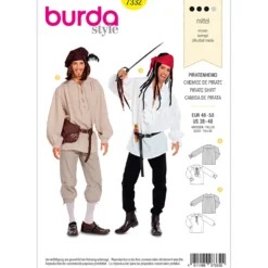 Kostume pirat Burda 7332 str. 48-58
