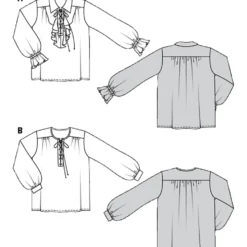 Kostume pirat Burda 7332 str. 48-58