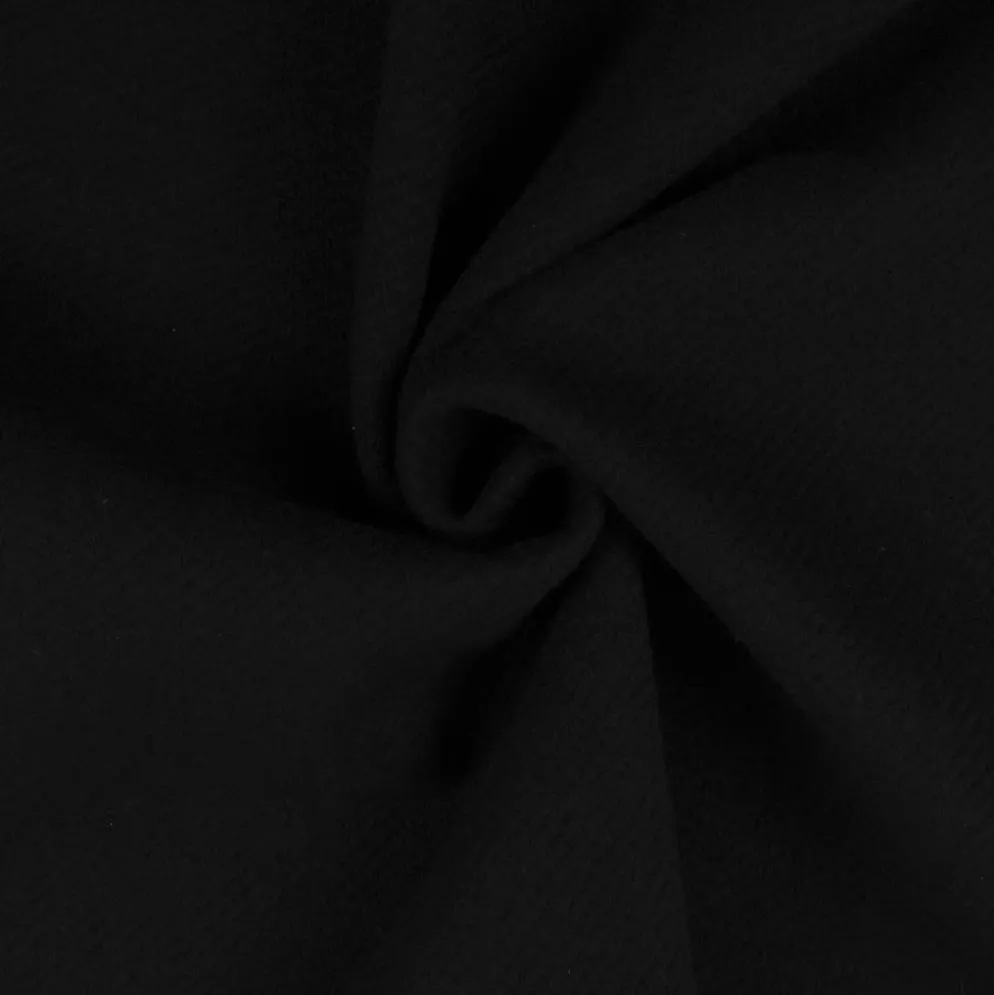 Kraftig twill frakkeuld Sort